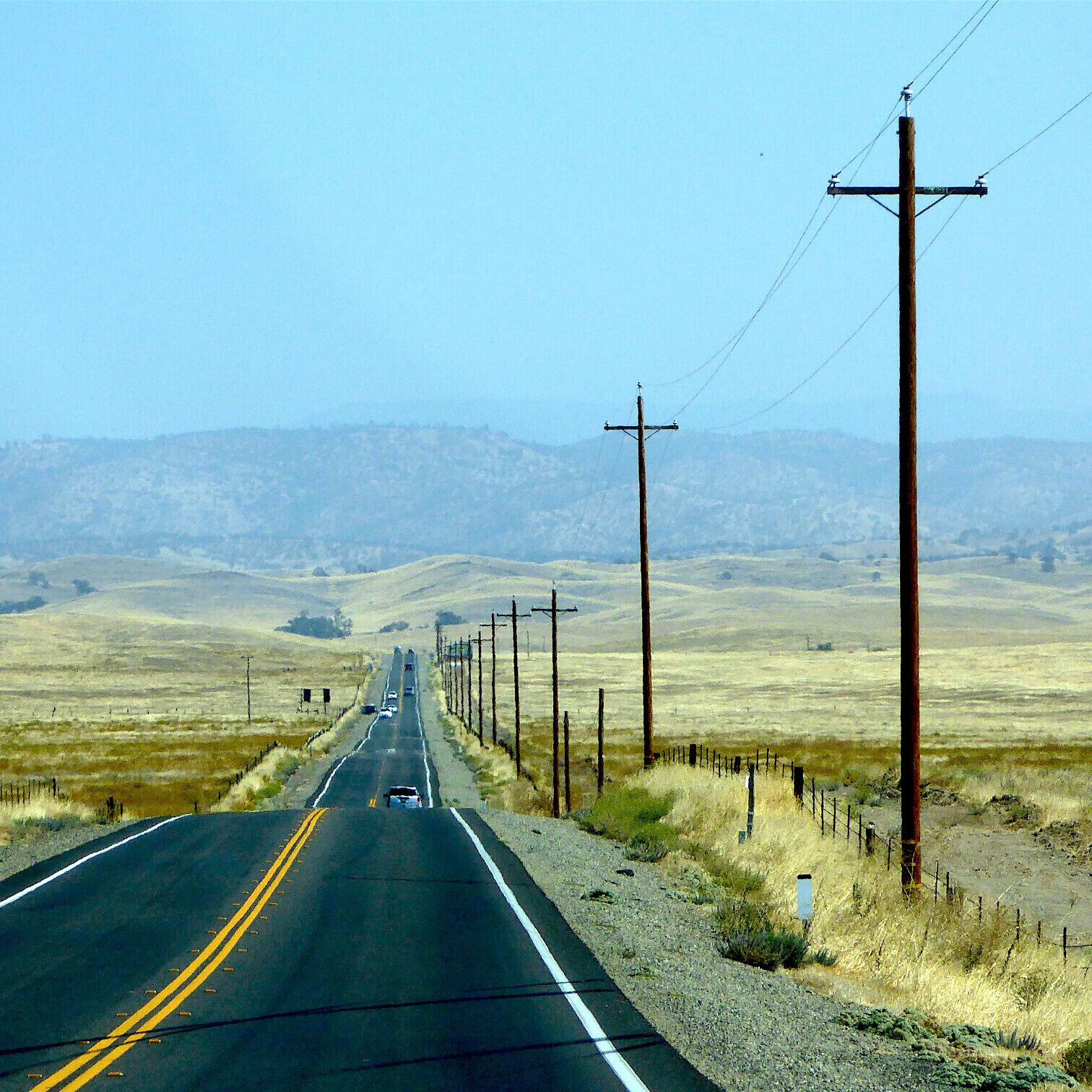After 5 years of drought, the drive to Yosemite was incredibly yellow.