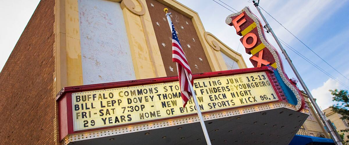 McCook which includes signage