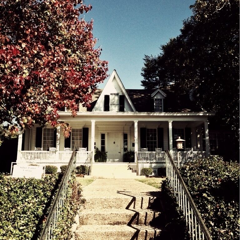 Sidney Lanier, poet, linguist, musician, mathematician and lawyer, was born in this cottage on February 3, 1842. He graduated from Oglethorpe University, then at Milledgeville, served as a private in the Confederate Army and was captured while commanding a blockade runner. Lanier was married in 1867 to Mary Day of Macon where he practiced law with his father. Moving to Maryland, he lectured at Johns Hopkins while carrying on his writing. He died at Lynn, North Carolina on September 7, 1881. Among his best known works are "The Marshes of Glynn" and "Song of the Chattahoochee."