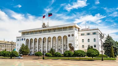 The Government Building of Dagestan in Makhachkala, Russia