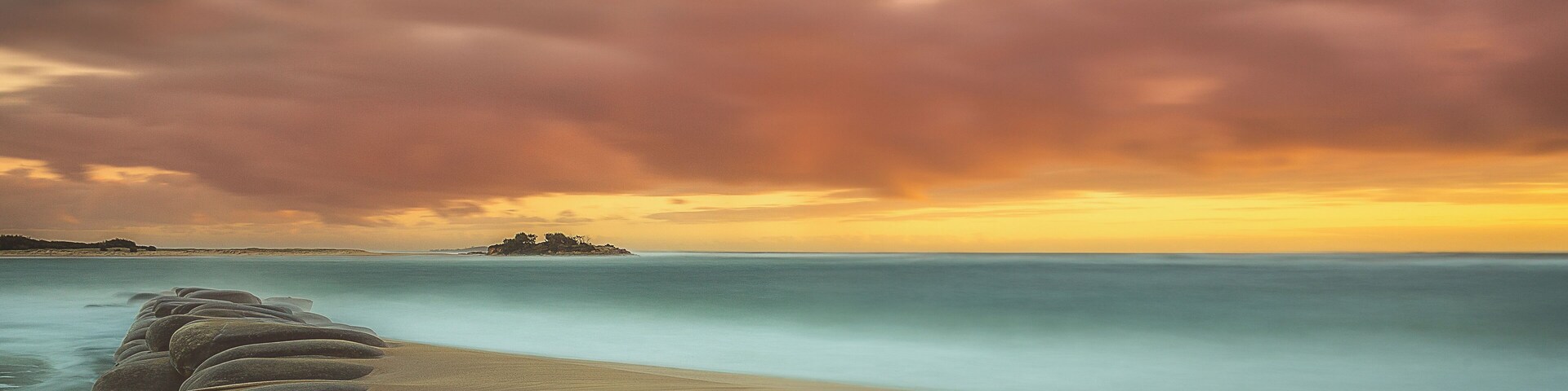 Sunrise at the beach at Cotton Tree.