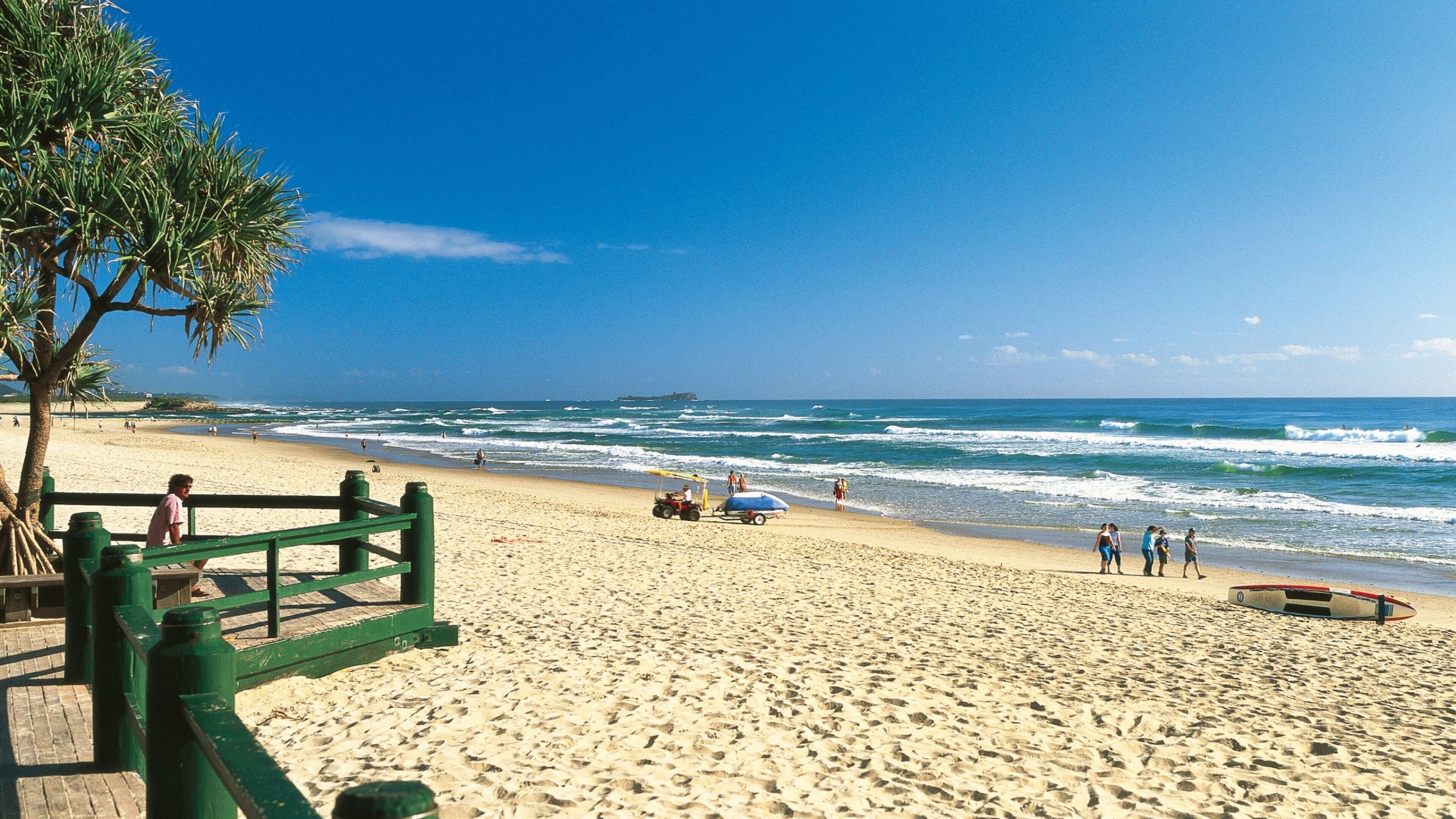 Maroochydore which includes landscape views, a beach and skyline