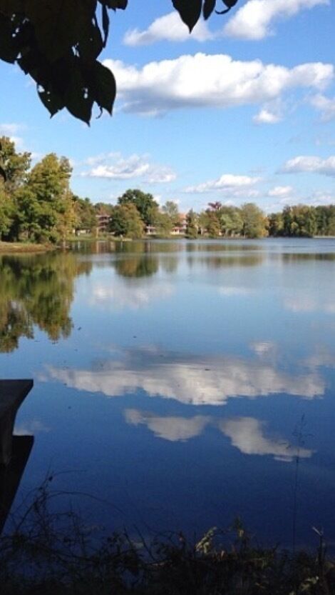 #hiking around campus lake at SIU in Carbondale, IL.