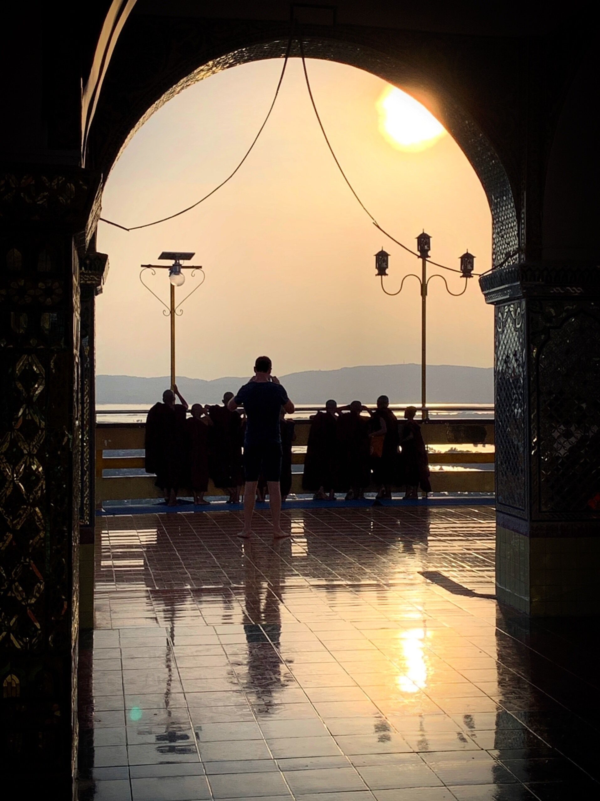 Sunset at Mandalay Hill
