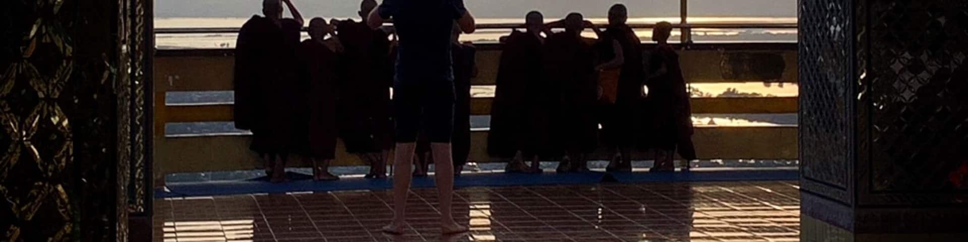 Sunset at Mandalay Hill