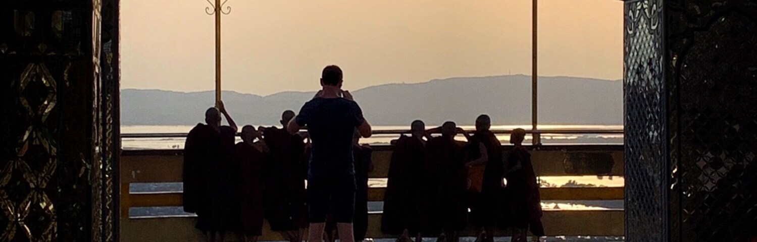 Sunset at Mandalay Hill