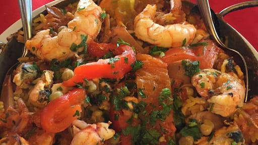 Arroz con mariscos 🍤 #Bestof5