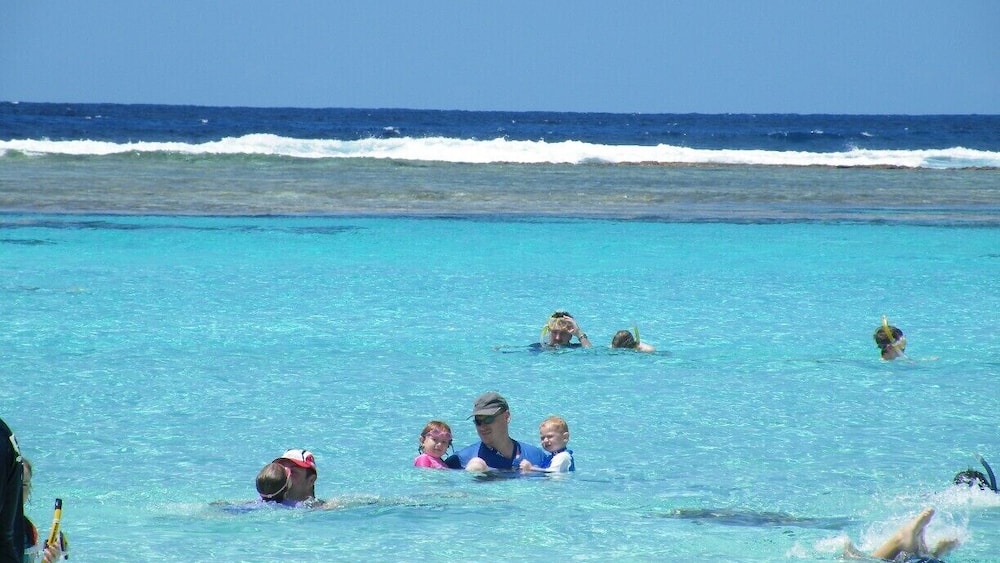 Yejele Turquoise Beach - Mare, New Caledonia.
Fairly shallow and guarded by the reef behind - stunning pure white soft sandy beach. Fantastic tropical fish to see in this crystal clear waters.
A very special hidden gem in the South Pacific. Only in recent years has this place been opened up for the tourist trade with Carnival and P&O cruise ships putting it on the map.
French speaking locals (Kanak People).
This is a truely special beach.