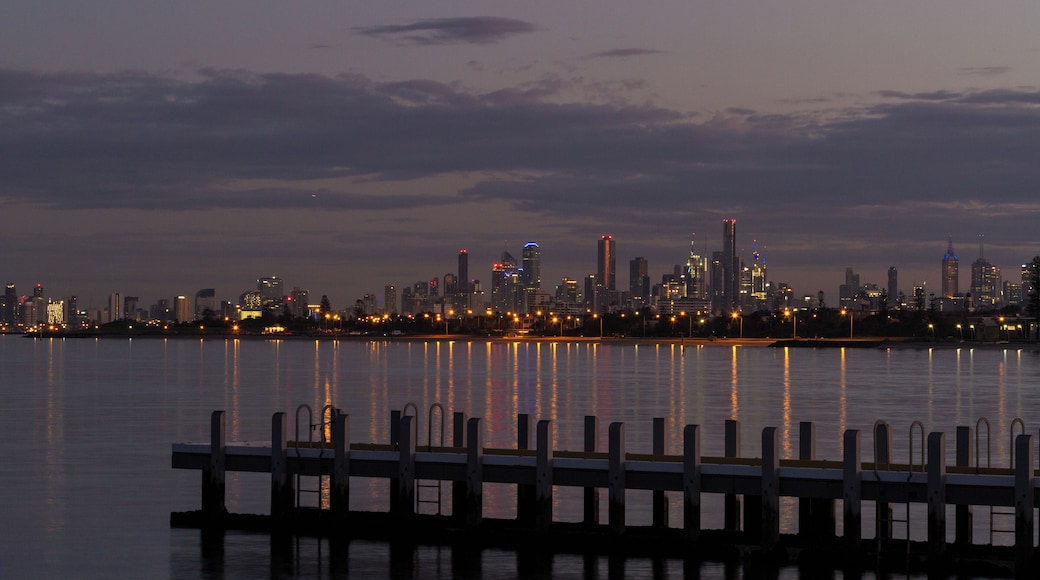 Melbourne in the blue hour.