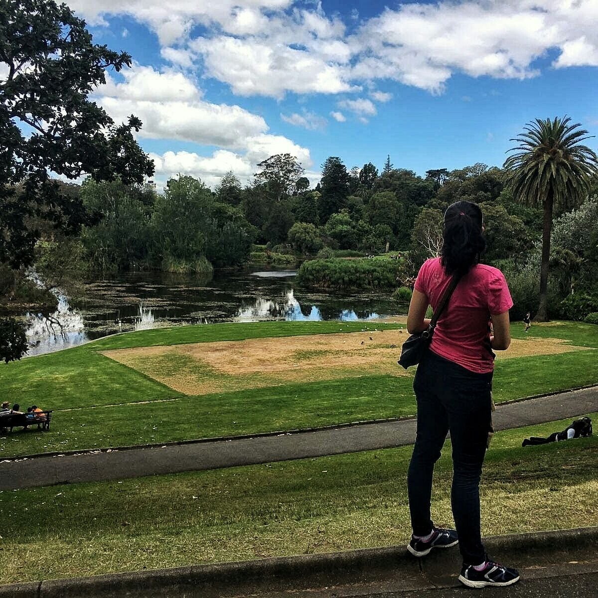 Overlooking the best view in RBG! On top of the world.
