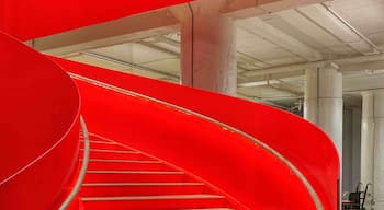 Red Is the color. This wonderful building in Memphis is full of surprises #red #lifeatexpedia #tlotravel