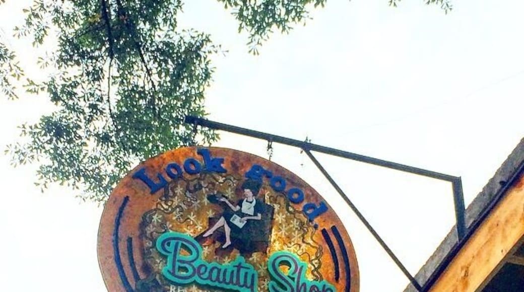 Beauty Shop Restaurant is in the Midtown Neighborhood in Memphis. This popular restaurant used to be a beauty shop, and still has some of the original decor (like the hair dryer chairs!). The food is amazing and the staff are very helpful. Read more about it here: http://bit.ly/1WHZLFP