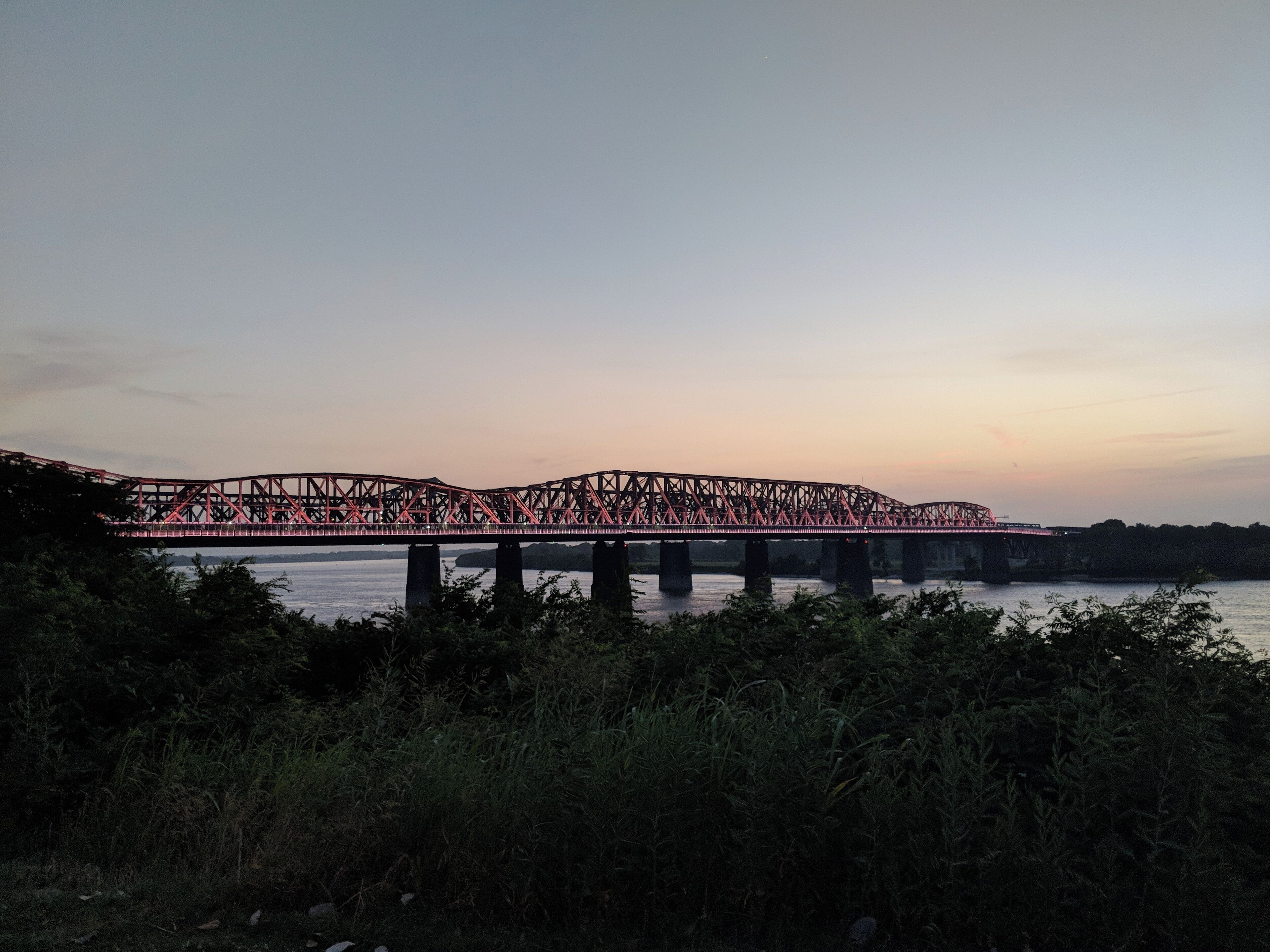 Big River Crossing looking from Matyrs Park in Memphis, TN