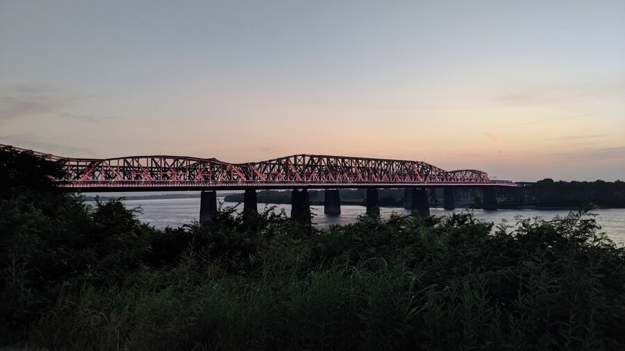 Big River Crossing looking from Matyrs Park in Memphis, TN