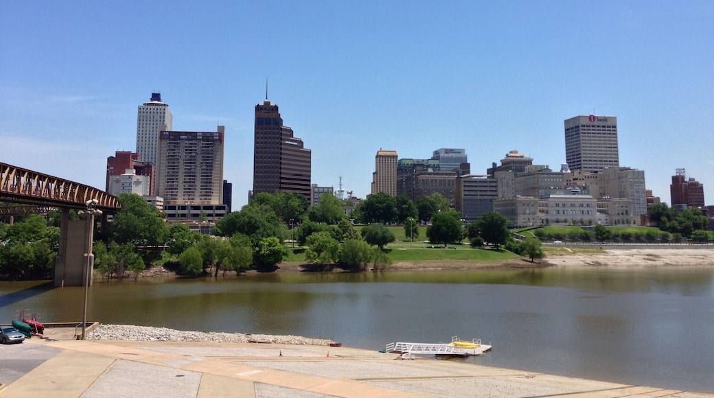 View of Memphis from Mud Island.