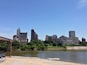 View of Memphis from Mud Island.