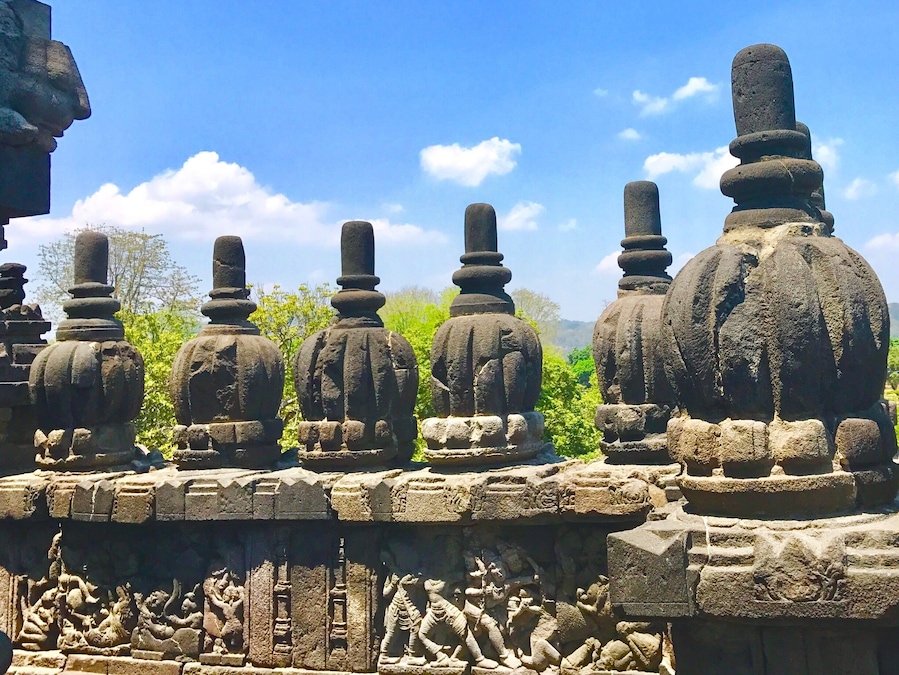 This temple is about a 2 hour drive from Borobudur. It’s well worth a visit. It’s always nice to find yourself in a place with few western tourists and many locals.