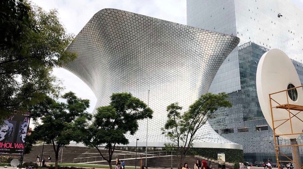The Museo Soumaya, is a private non-profit cultural museum in Mexico City. With over 66,000 works from 30 centuries of art including sculptures, Museo Soumaya is considered one of the most complete collections of its kind. The museum was the most visited art museum in Mexico in 2013 and in October 2015, the museum reached five million visitors.
#patterns