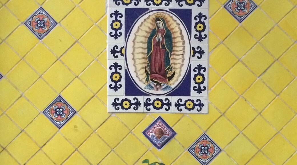 a mosaic virgin in a house facade
Find more in my «HolyList»
#outdoors #religion #devotion #tradition #travel #troveon #mexico #virgin #altar