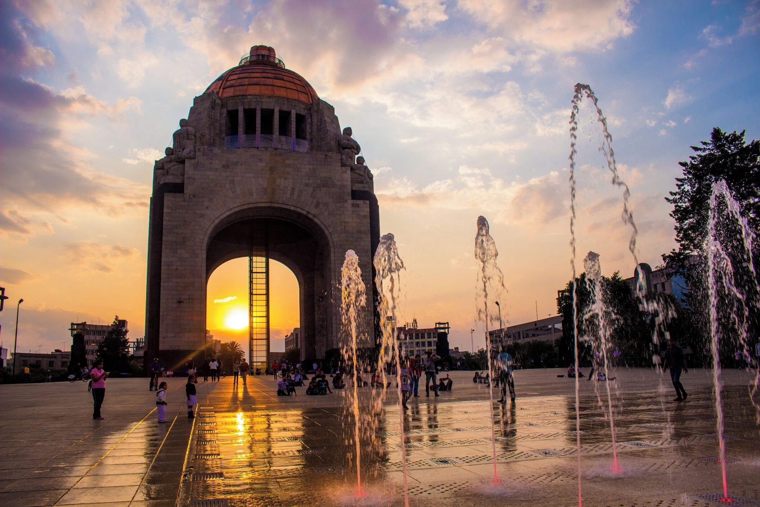 Originally meant to be the president's residence, dictator Porfirio Diaz ordered the construction of this building, it was delayed multiple times but in the meantime  Diaz's government was overthrown by the war named Mexican Revolution. In time the project was reactivated but now as a monument honoring said war. If you visit, make sure to stay after sunset. People get together on the esplanade and you can see all kinds of colorful traditions. It is also a very safe place. #LifeAtExpedia #VisitMexico
