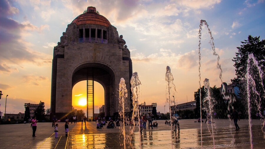 Originally meant to be the president's residence, dictator Porfirio Diaz ordered the construction of this building, it was delayed multiple times but in the meantime Diaz's government was overthrown by the war named Mexican Revolution. In time the project was reactivated but now as a monument honoring said war. If you visit, make sure to stay after sunset. People get together on the esplanade and you can see all kinds of colorful traditions. It is also a very safe place. #LifeAtExpedia #VisitMexico
