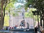 In Coyoacán, a southern neighborhood in Mexico City, this is the fountain in front of the San Juan Bautiste church. Coyoacán means land of the coyotes! #History