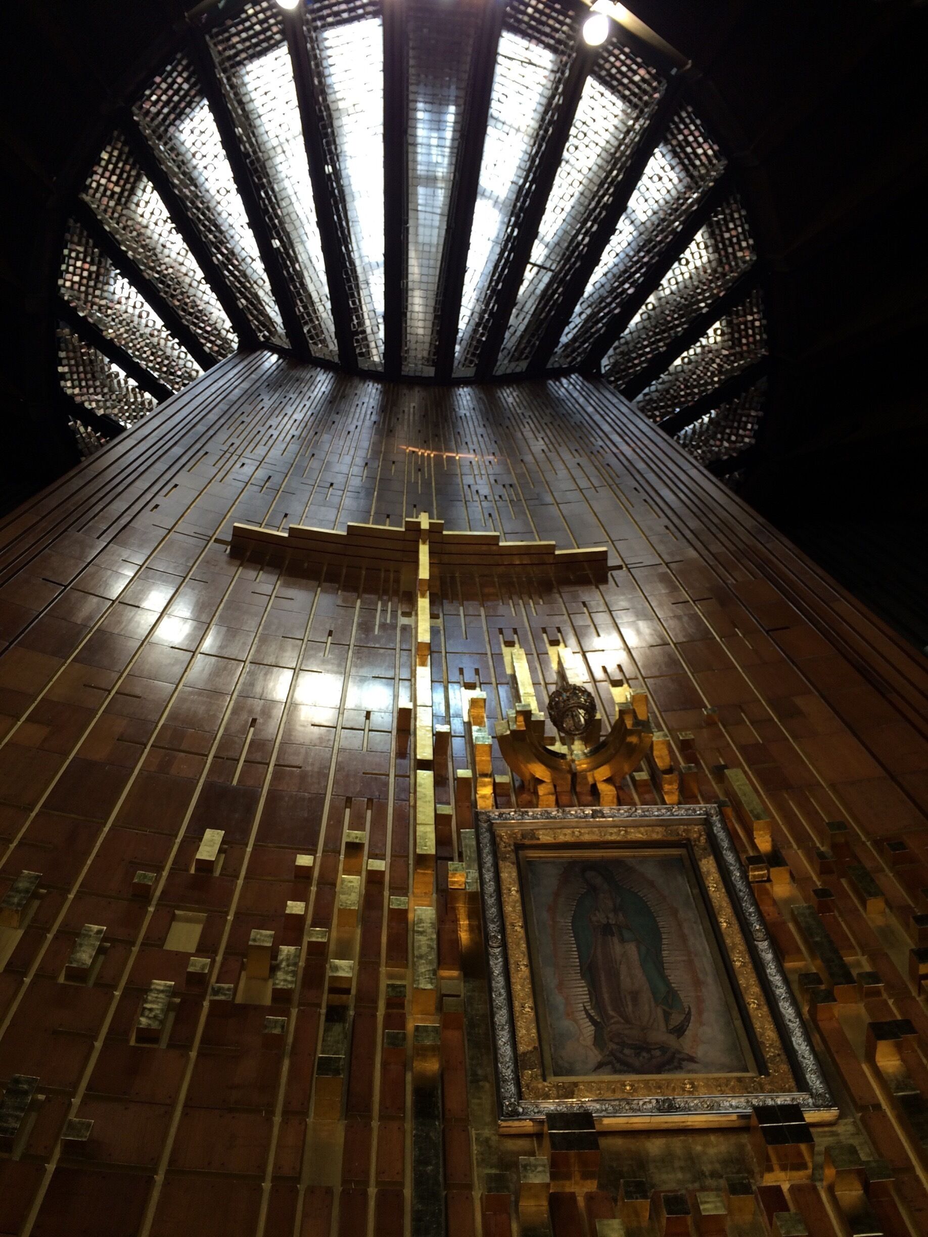 Guadalupe basilica in Mexico DF. One of the biggest churches of the world 