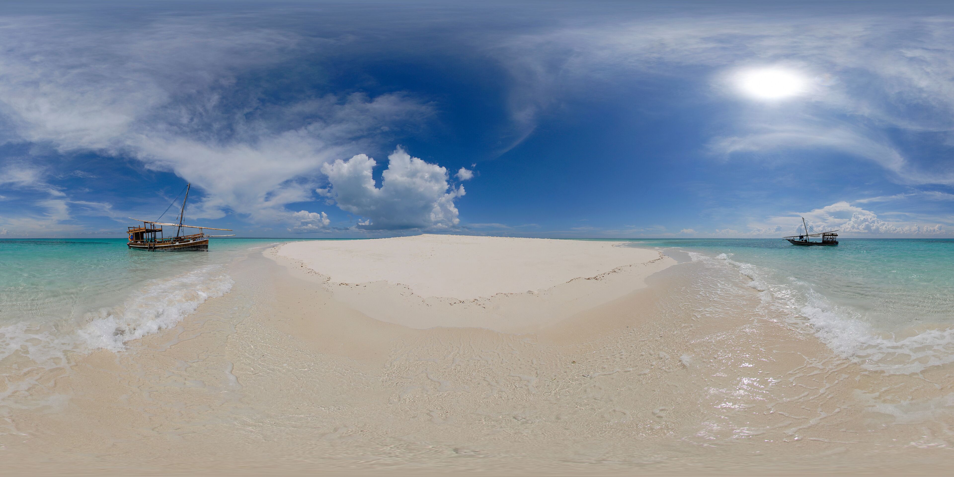Sandbar Near Mange Reef And Mafia Island, Mafia, Tanzania