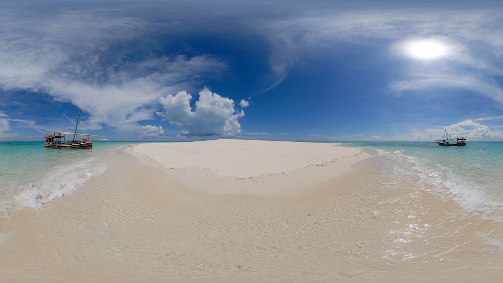 Sandbar Near Mange Reef And Mafia Island, Mafia, Tanzania