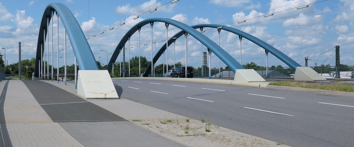Walter Pahl Bridge, Mannheim (Germany)