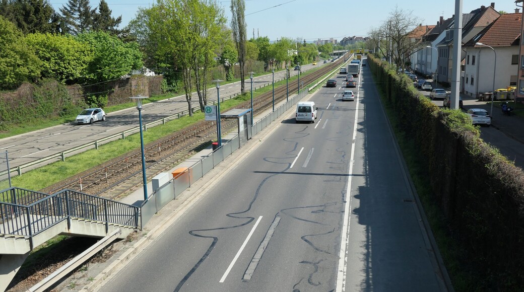 German federal highway B 36, Casterfeldstr, Mannheim
