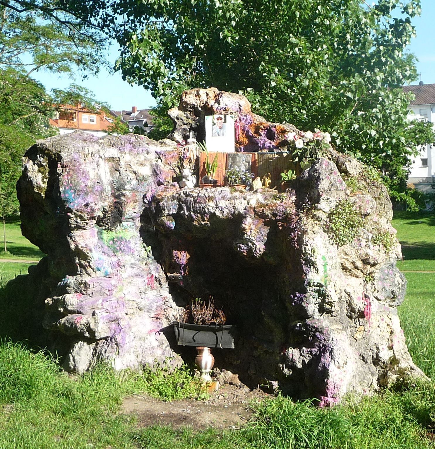 Gedenkstein für Sascha