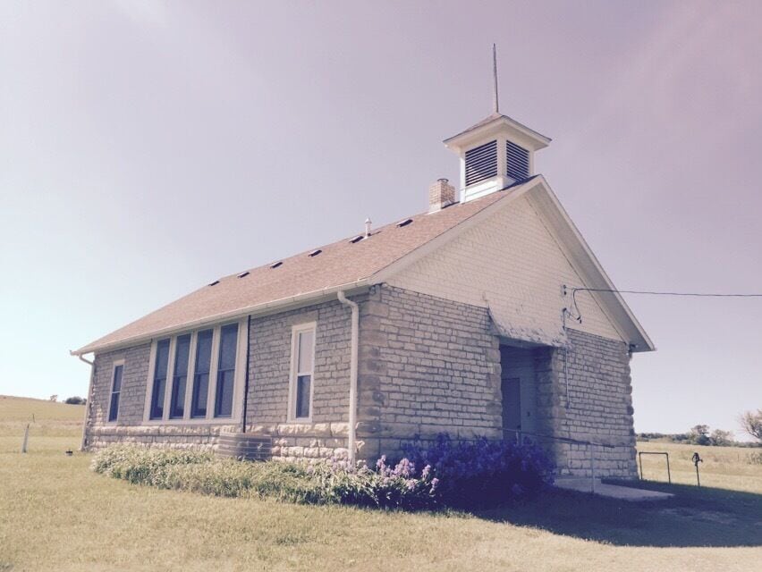 Deep Creek School House, built in 1892 is now a meeting place for local community groups. 