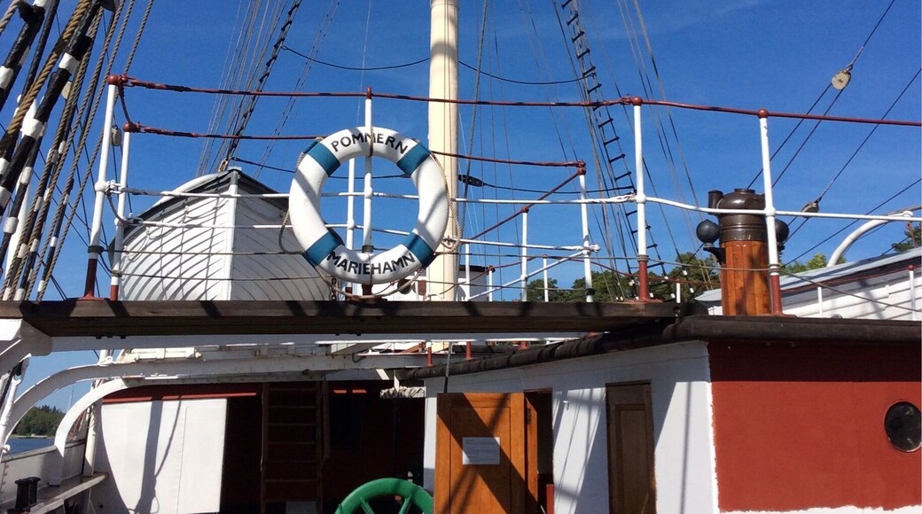 The M/S Pommern was one of the world's last cargo sailing ships. Built in Germany, it sailed all over the world until WW2 and is now anchored permanently as a museum ship in Mariehamn, Åland.