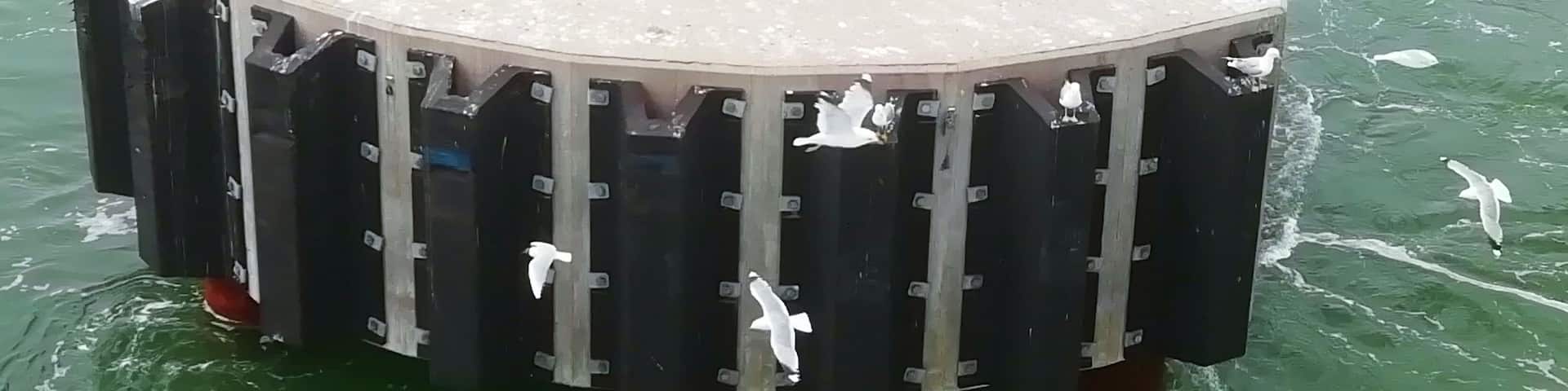 Funny stucture in port of Marienhamn. Mariehamn is the capital of Åland. Åland is part of Finland, they have self-government autonomy.