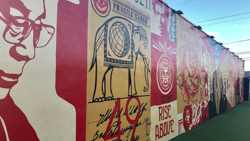 If you’ve got a bit of time to spare while in Miami, head to the Wynwood district and see some incredible murals and graffiti art.