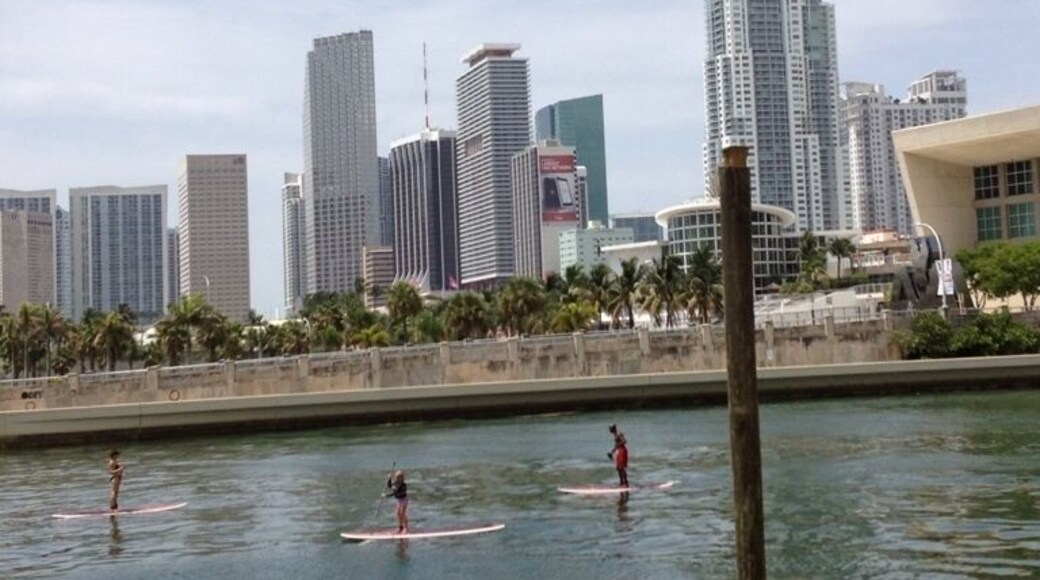 View to downtime Miami from north of American Airlines Arena.