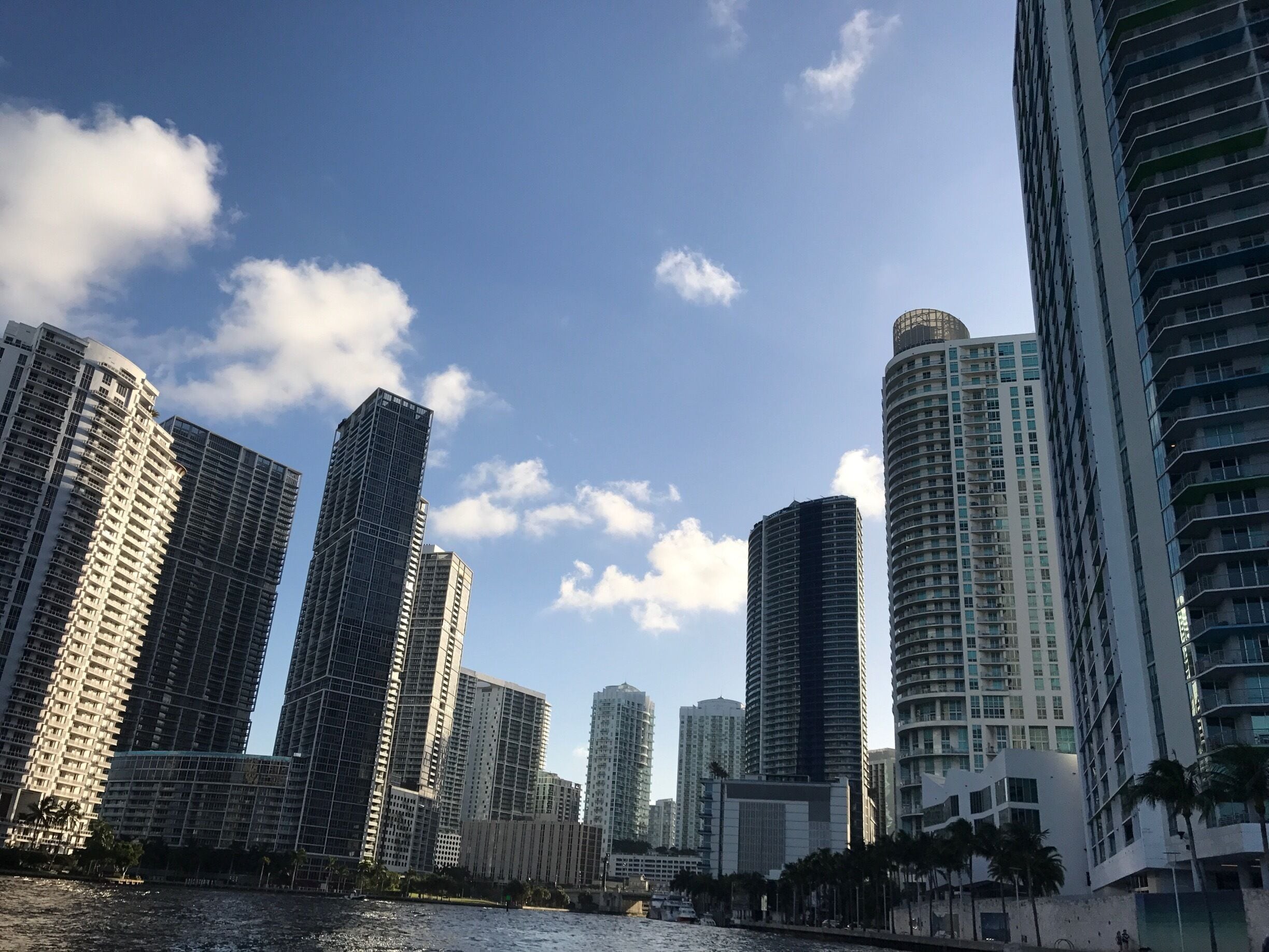 Miami river entrance from the ocean :) 