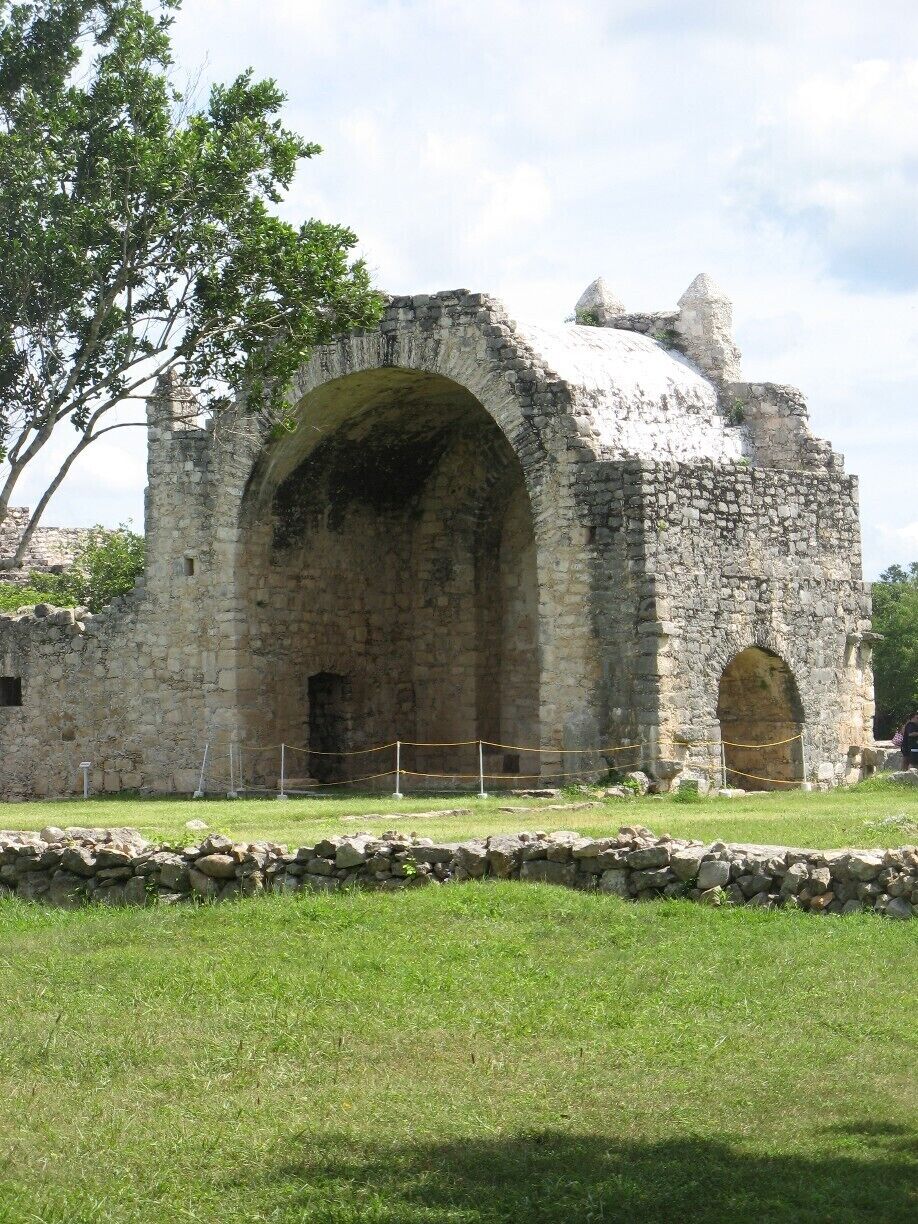 Apparently, there was an attempt to build a Catholic church year when the Spaniards first arrived.  