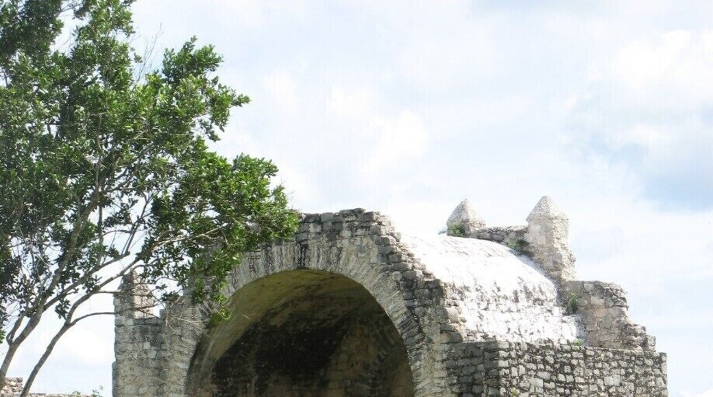 Apparently, there was an attempt to build a Catholic church year when the Spaniards first arrived.