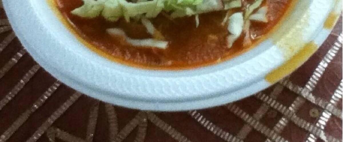 Mexican best food pozole!!