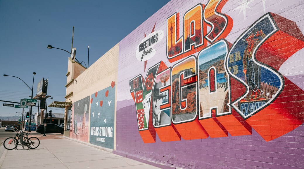 Nevada which includes outdoor art and signage