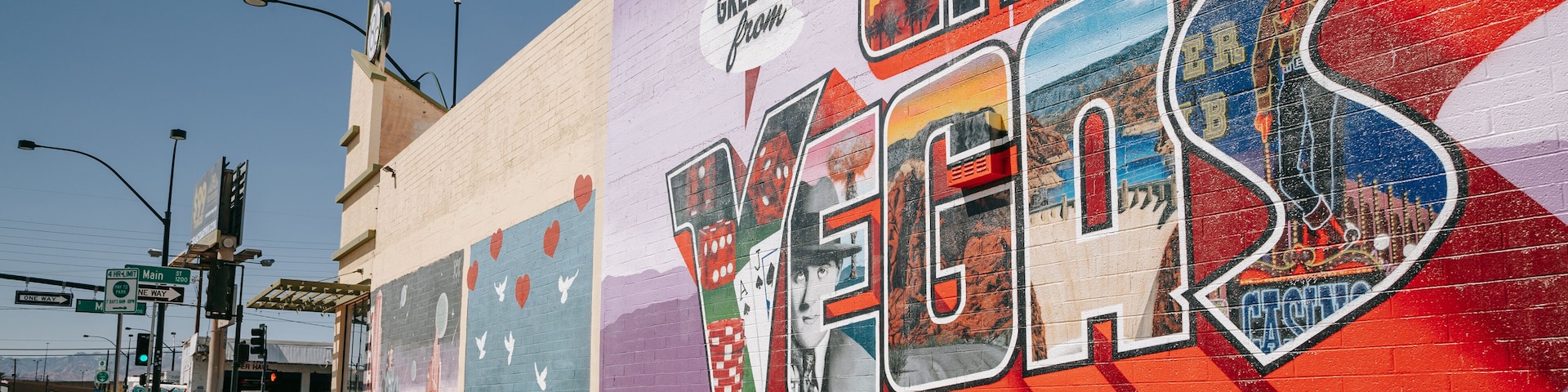Nevada which includes outdoor art and signage