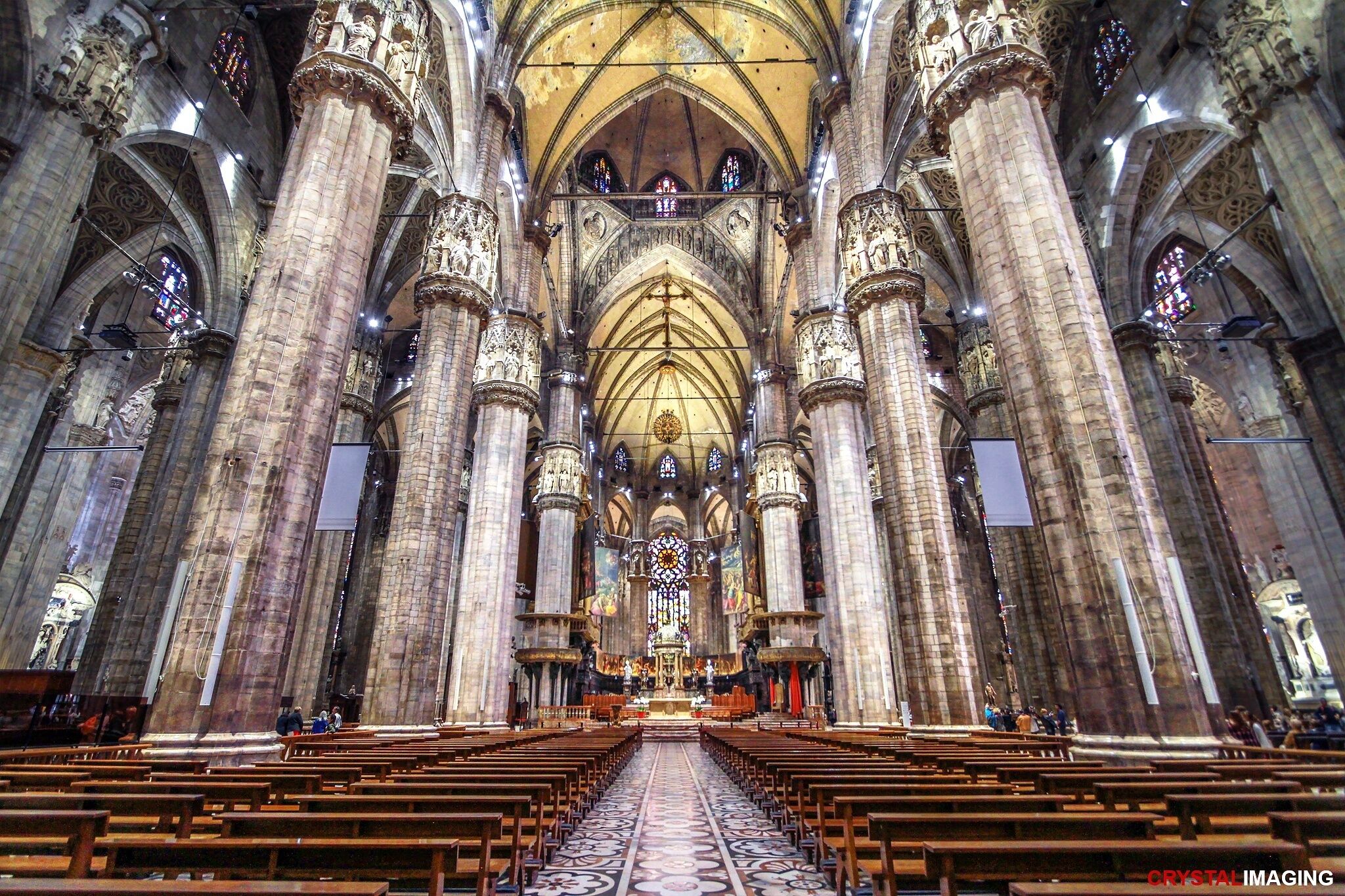 If these walls could speak. 
#Milan #milano #italy #duomo #cathedral #travel #landmark #architecture #colorful 