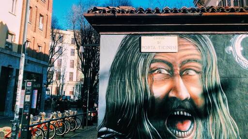 Street Art in Milan #colorful