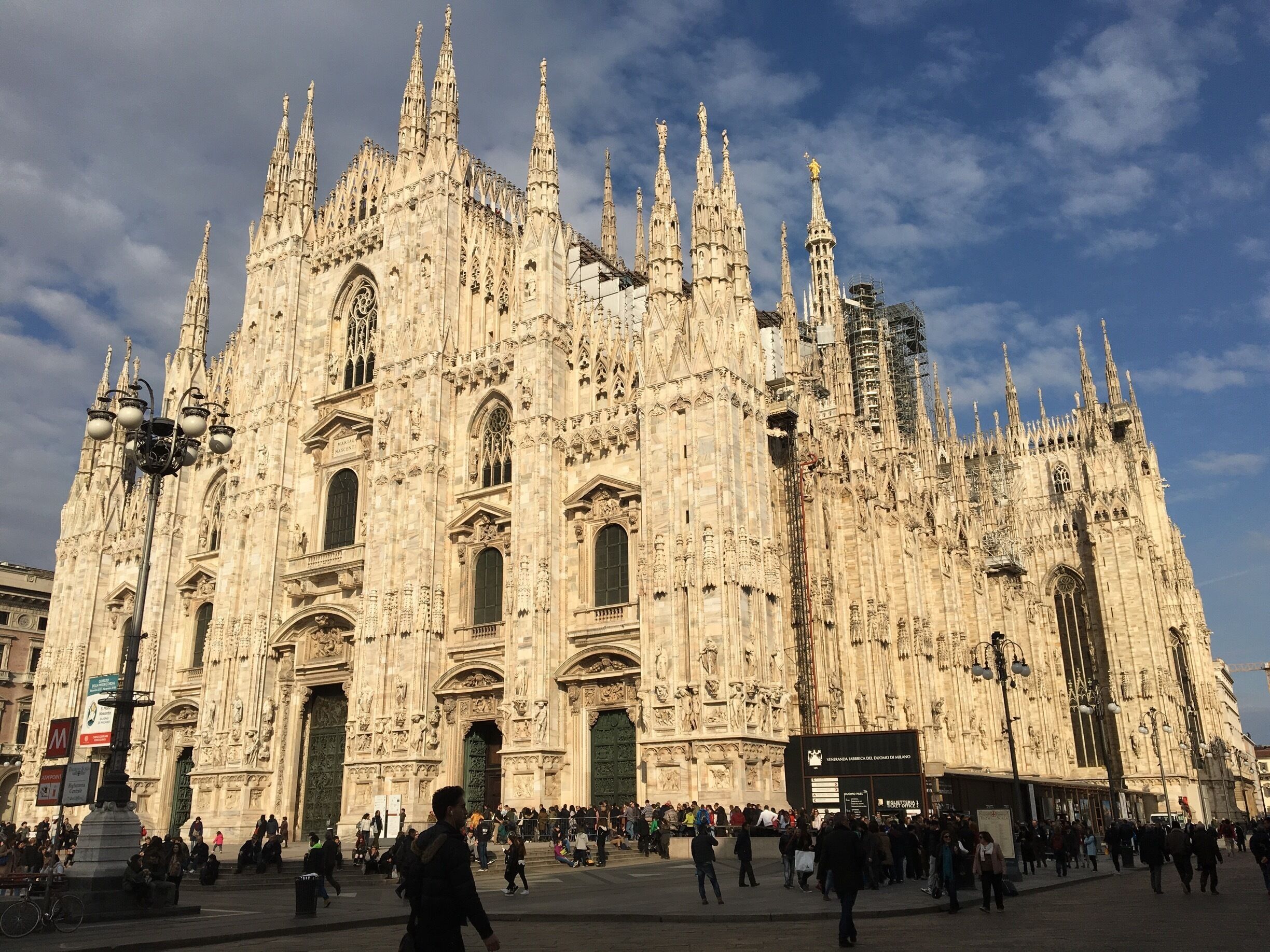 The Duomo di Milano is Milan's cathedral and a must see when visiting the city. Construction began at the end of the 14th century and took nearly 6 centuries to complete.