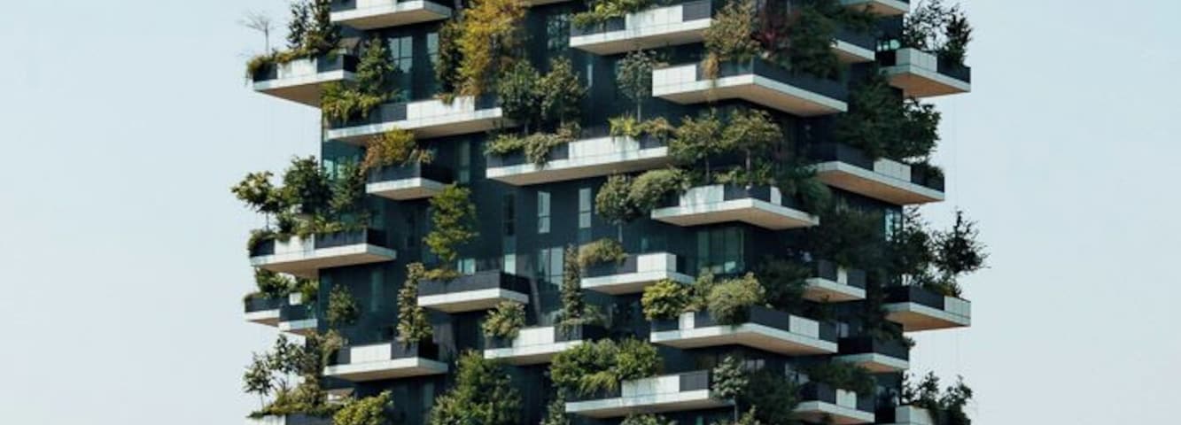 A view of Bosco Verticale in Milan as we set off for Desenzano del Garda.
I thought that this building was fascinating.  It is like a vertical garden.