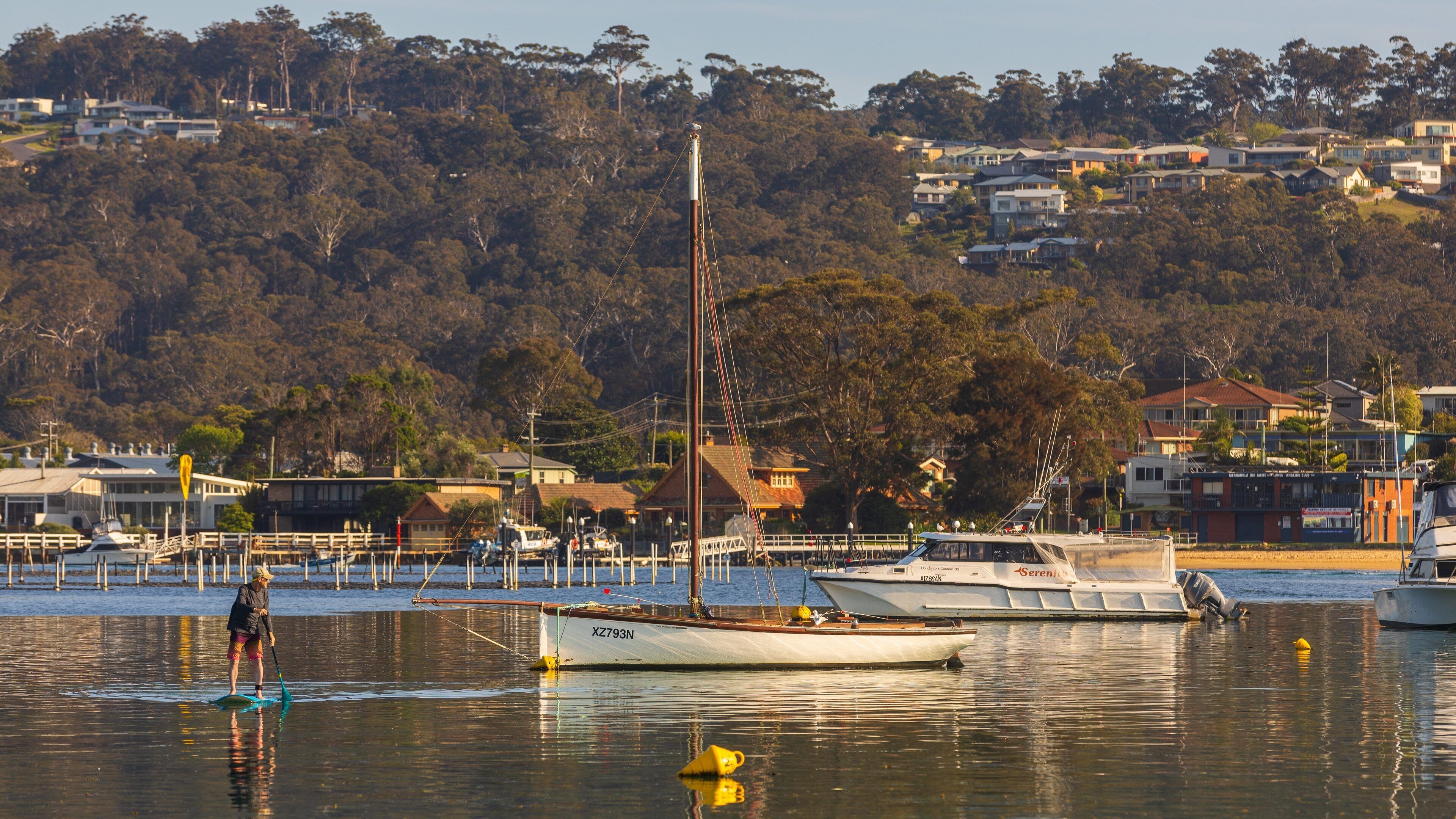 Merimbula featuring a bay or harbor