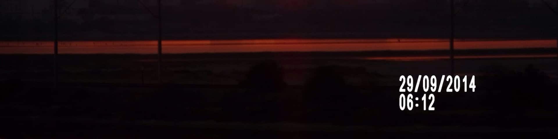 Sun rise after major storm