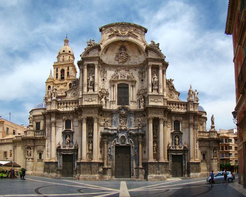 Catedral de Murcia, Región de Murcia, España.